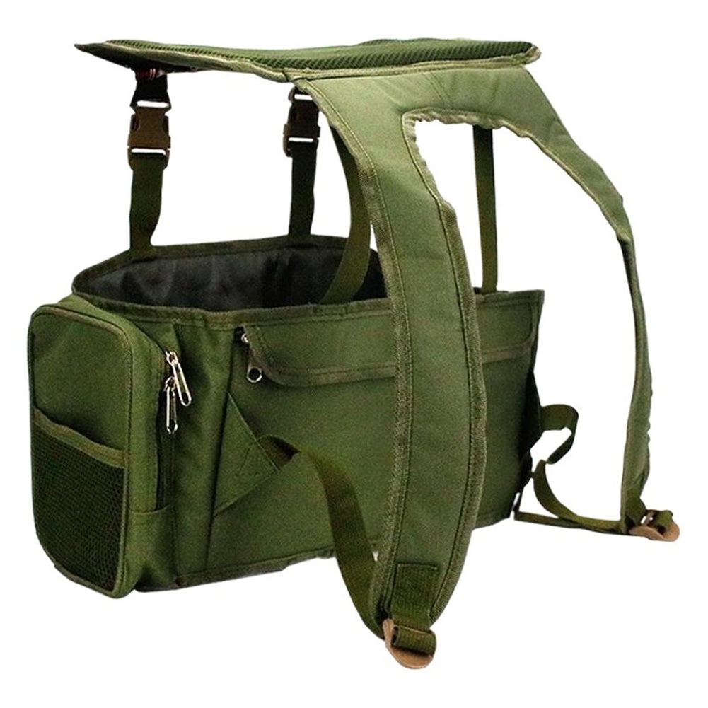 Зеленый нейлоновый рюкзак для  – обзор и цена Fishing Backpack
